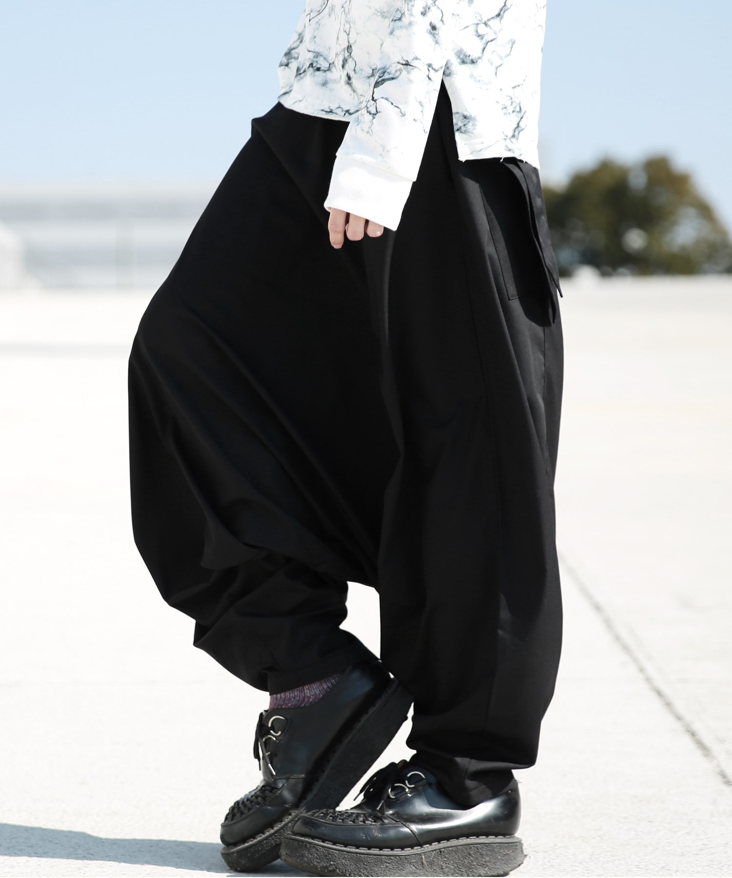 コムデギャルソン サルエルパンツ ワイドパンツ