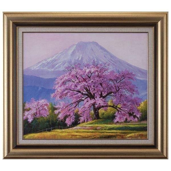 ☆新緑の美瑛・肉筆油彩画・F6キャンバス