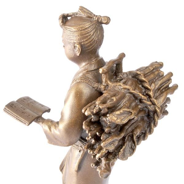 芳山作 二宮金次郎 銅像