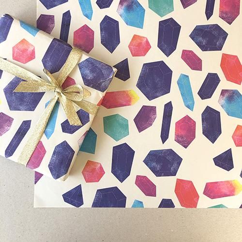 大判オーダー】HOSEKI柄包装紙/ラッピングペーパー 500枚 - おしゃれな