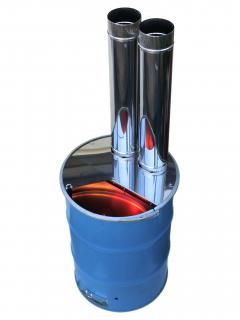 内部貫通ドラフト煙突（長短2本組） - 遊火人キンタ作者の店