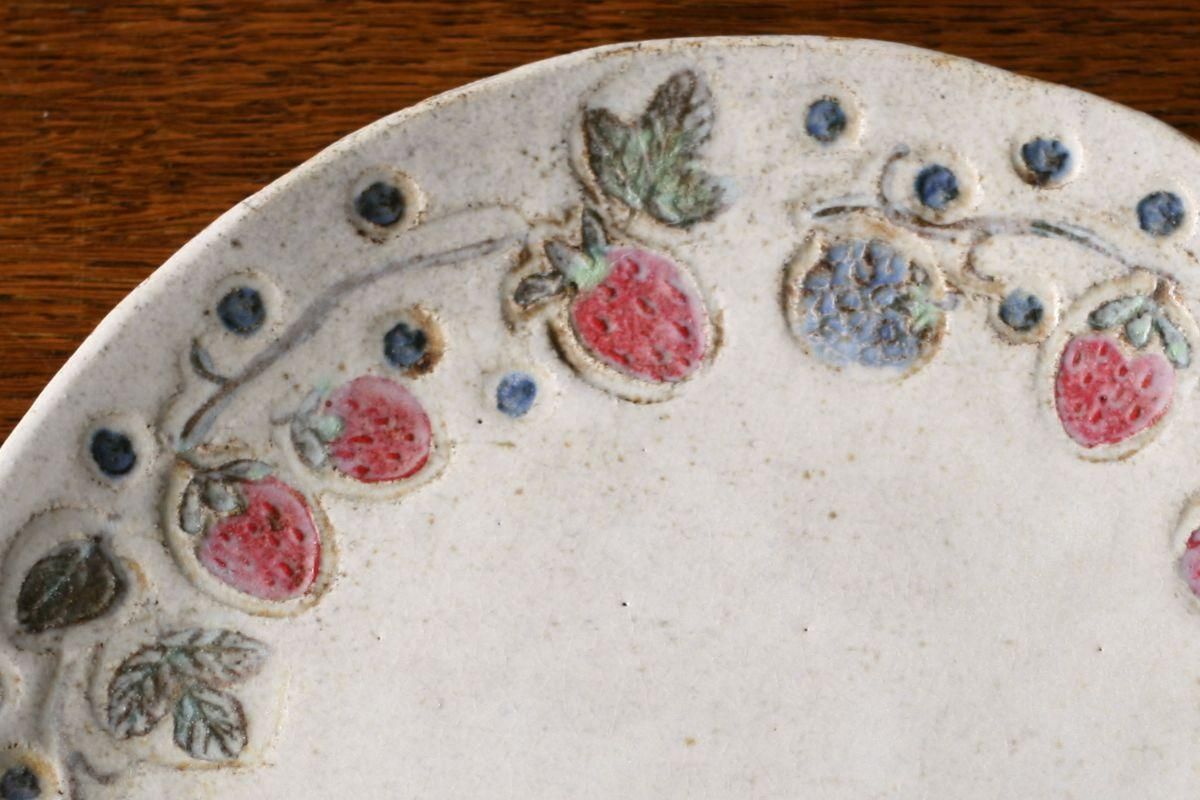 本田あつみさん プレート24cm 本田あつみさん ラウンドプレート 24cm