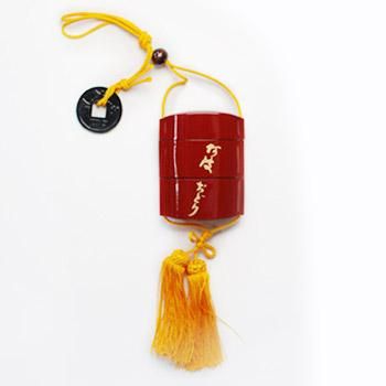 阿波踊りグッズ】印籠（大・赤）【踊り子の腰でいっしょに踊る印籠】