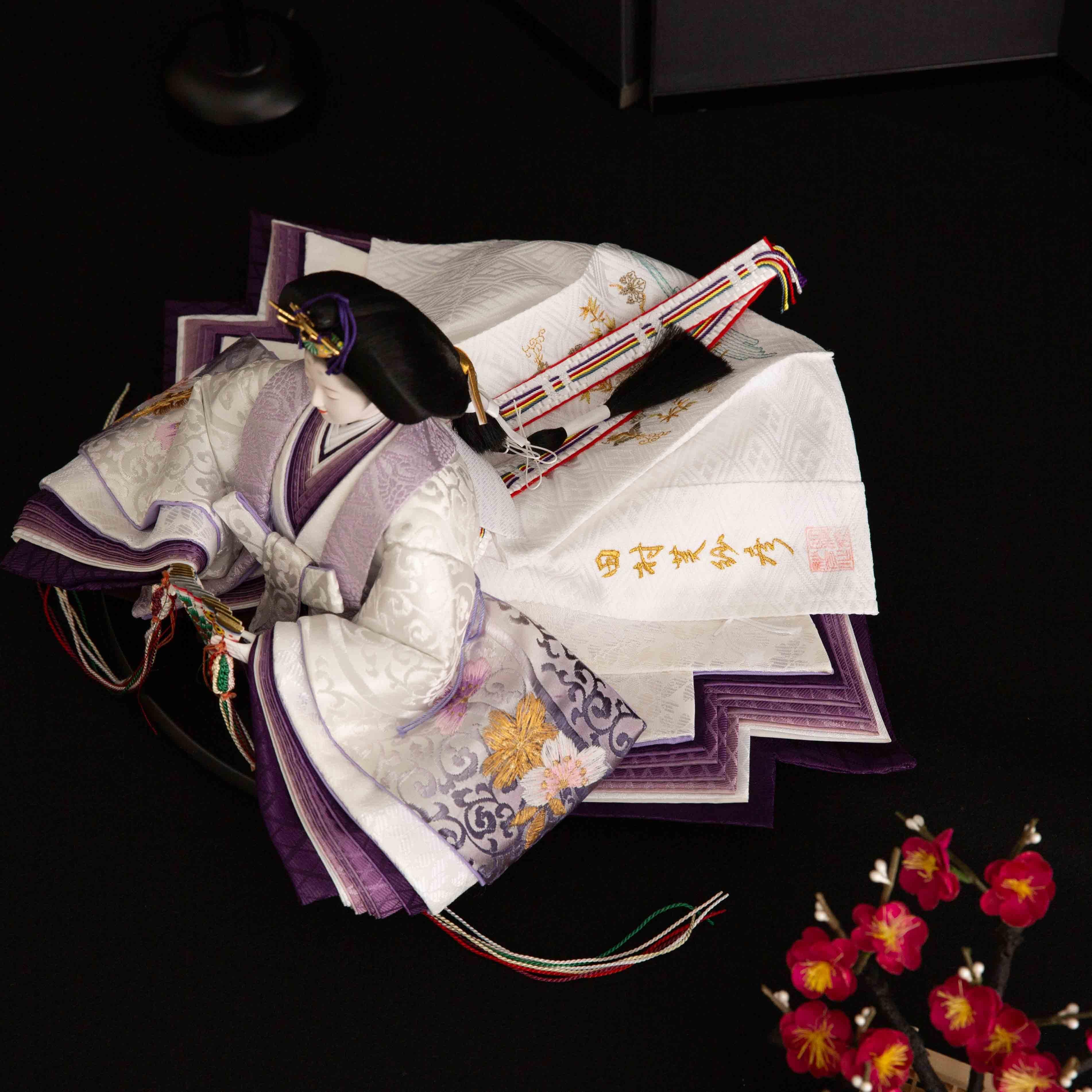 雛人形 京十番(大三五) 宵桜 親王飾り 田村芙紗彦