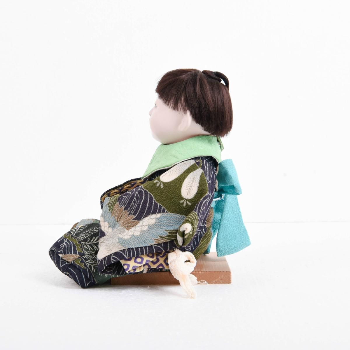 市松人形 抱き人形 男の子(中) 藤村明光作 アウトレット - 雛人形・五