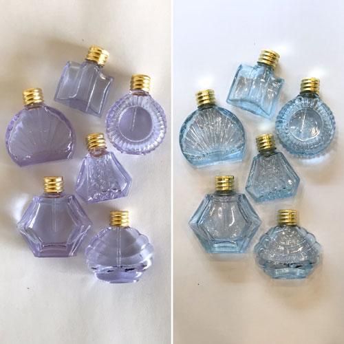 専用価格】チェコガラス ボヘミアン ガラス 香水瓶 3点セット 専用価格