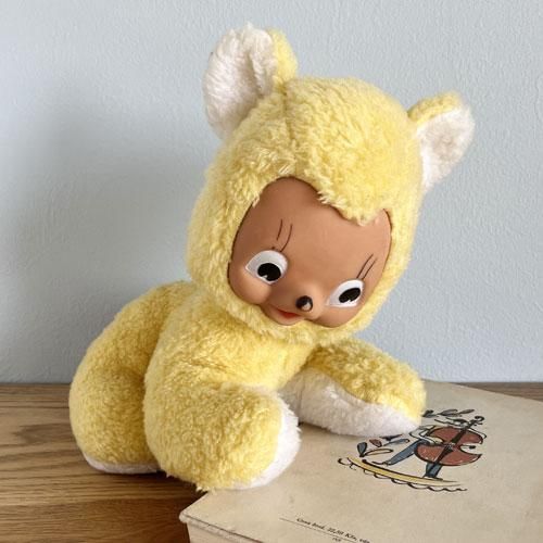 アンティーク 熊のラバーフェイスドール くまちゃん ラバーフェイス