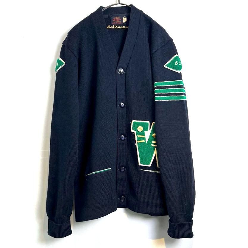 Kandel】ヴィンテージ レタードカーディガン【1960's-】Vintage