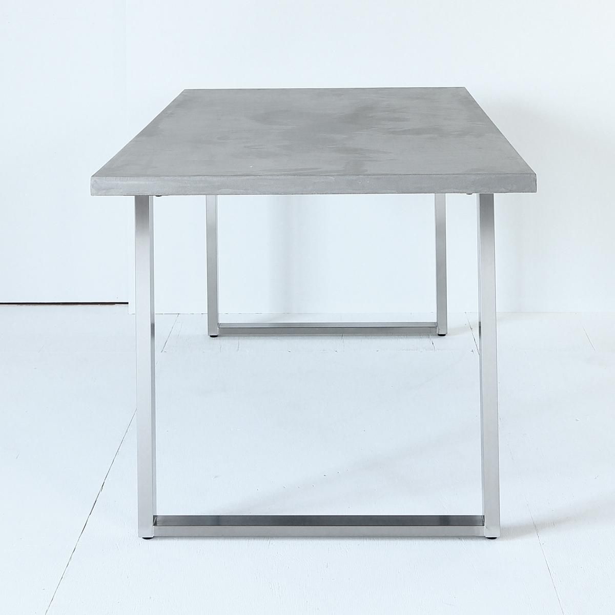 180 ライトグレイBM68 ステンレス脚 モールテックスダイニングテーブル