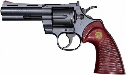 10歳以上 クラウンモデル ホップアップエアリボルバー パイソン 黒 4