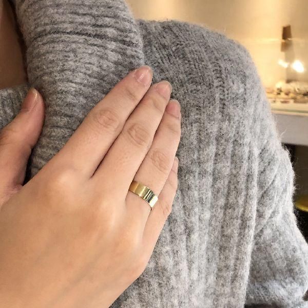 KensScratch シルバー ゴールド リンクデザイン リング KensScratch