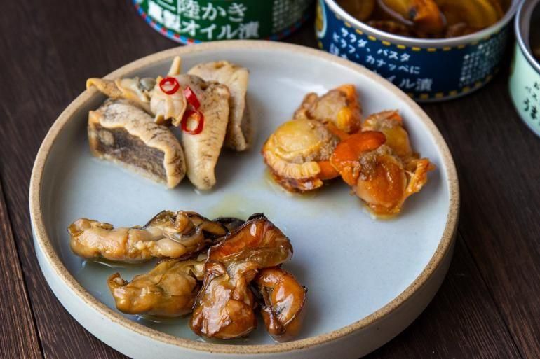貝のおつまみ缶（オイル漬＆うま煮） 単品各種／3缶セット｜タイコウ