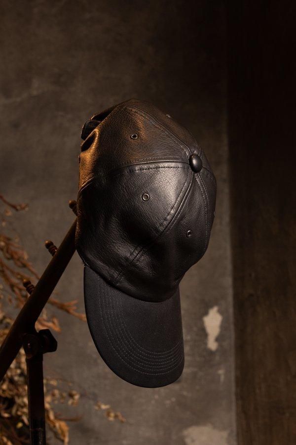 PHIGVEL】LEATHER LONG BILL CAP-SLOW＆STEADY