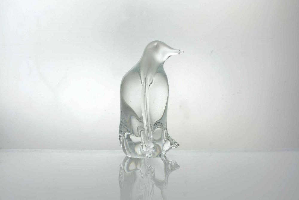 バカラ】動物 ペンギン 置物 インテリア☆美品☆幸運 ケース付き