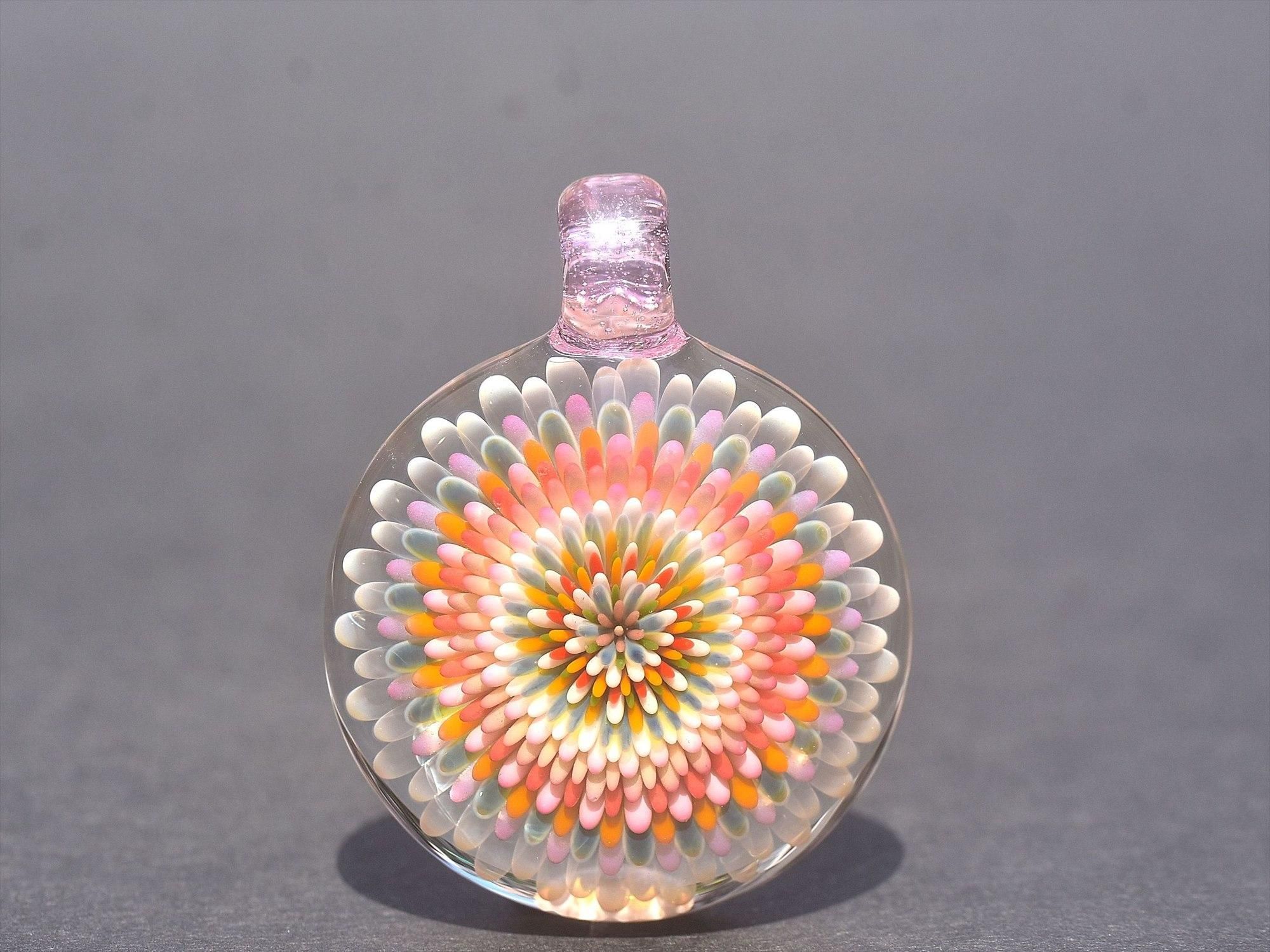 ボロシリケイト ガラス マーブル 大村欣央 作家 オブジェ 宇宙