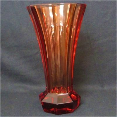 Moser モーゼル】インタグリオ／深彫 花瓶 香水瓶（大）