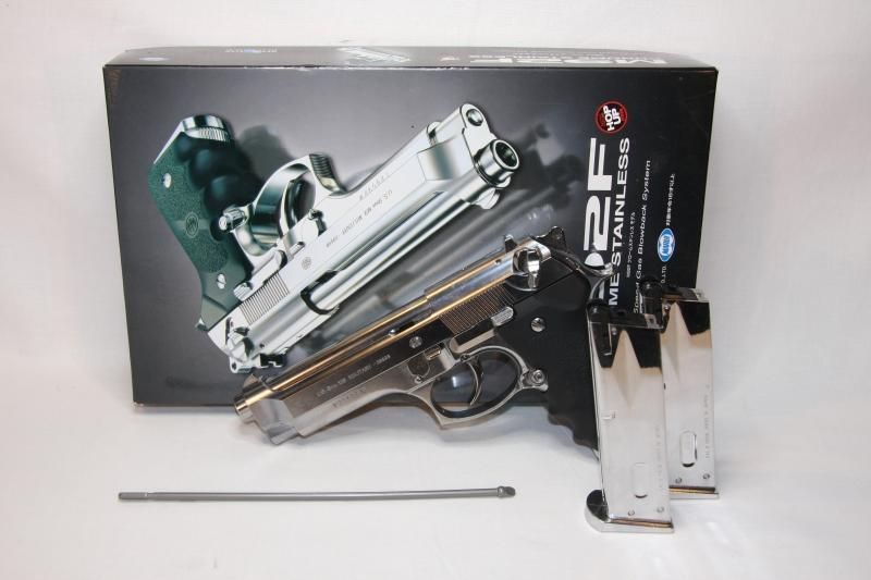 中古・特価品】東京マルイ製 M92F クロームステンレス - ミリタリー