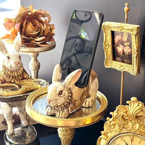 うさぎのスマホスタンド｜インテリア雑貨専門店EL JEWEL