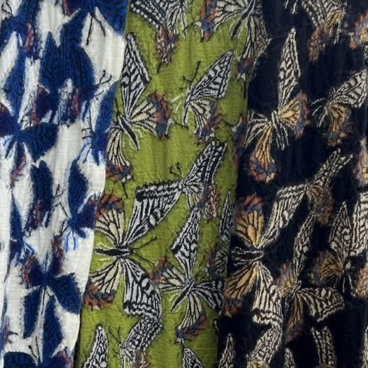 KAPITAL]縮絨ウール バタフライHAPPYマフラー - TAKE FIVE | テイク