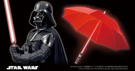 スターウォーズ ライトセーバー 傘 ダースベーダーモデル スター