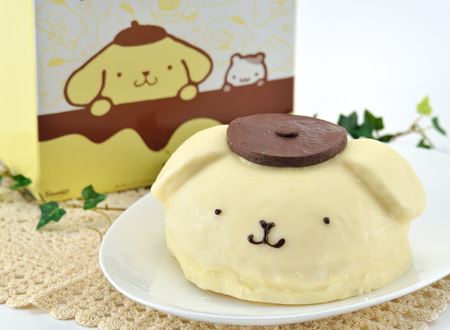 サンリオの「ポムポムプリン」がそのまんまケーキになりました