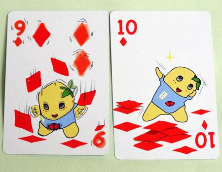 ふなっしー散りばめられまくりの、ファン垂涎トランプが登場