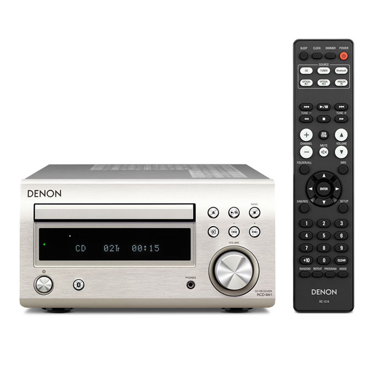 DENON CDレシーバー RCD-M41 動作品 2019年製スピーカー別売り DENON