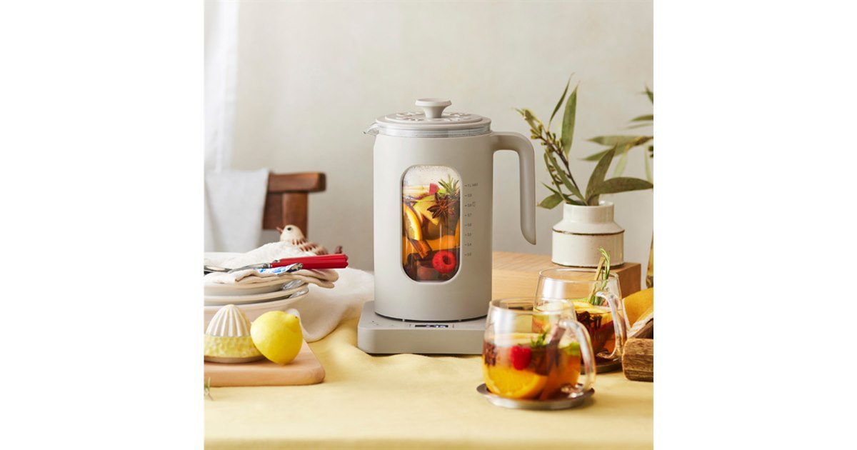 BRUNO、ホットサングリアや温泉卵が作れる「温度調節マルチケトル