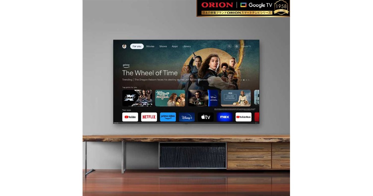 ORION KAUD431 液晶スマートテレビ 43型 ORION KAUD431 液晶スマート