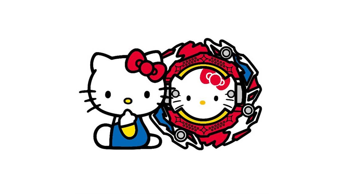 公式ベイバサダー・ハローキティとコラボしたベイブレードが本日9/17
