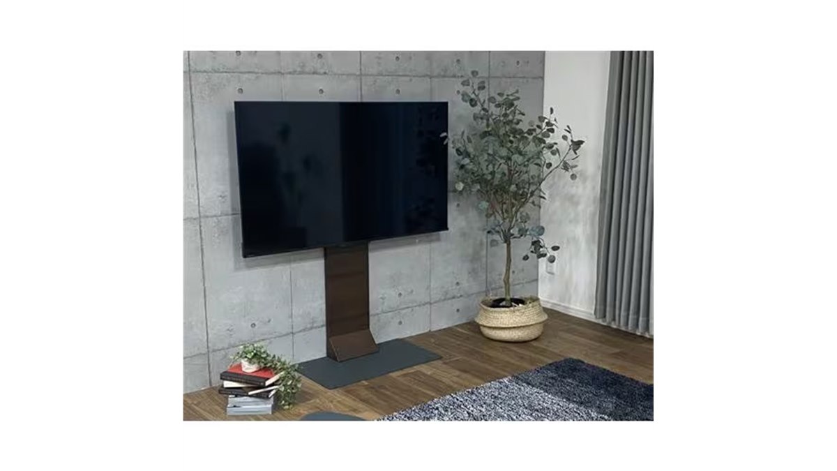 ヤマダデンキ、工事不要で設置できる「フラットベース 壁寄せテレビ