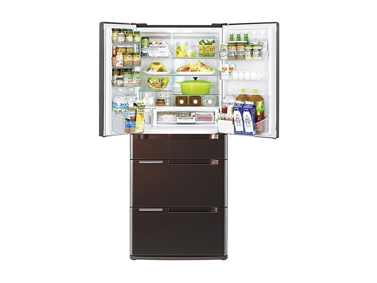 日立 565L 6ドア 冷蔵庫 観音開き 真空チルド R-B5700 ☆HITACHI/日立
