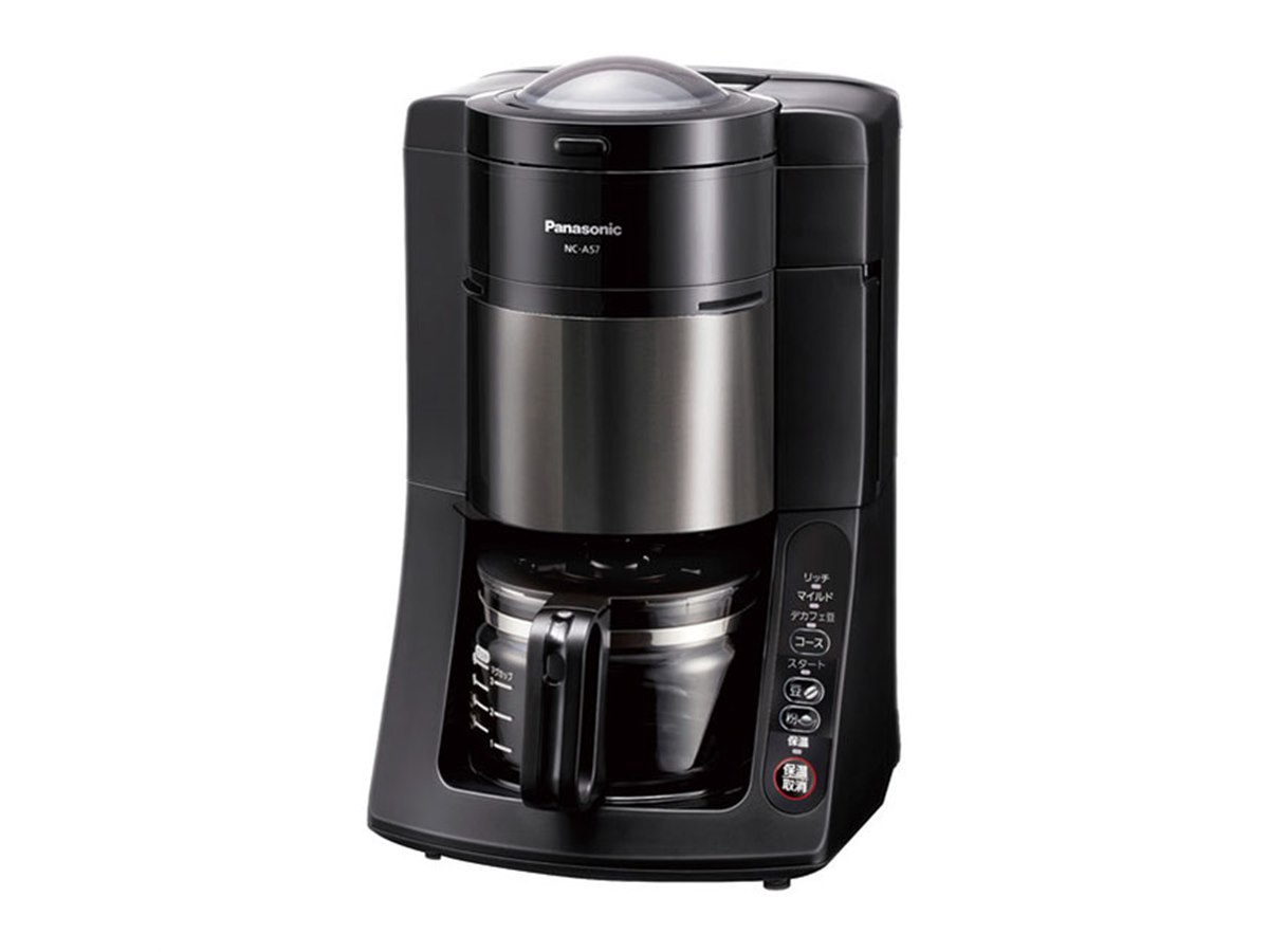パナソニック、「デカフェ豆」コースを新搭載したコーヒーメーカー「NC