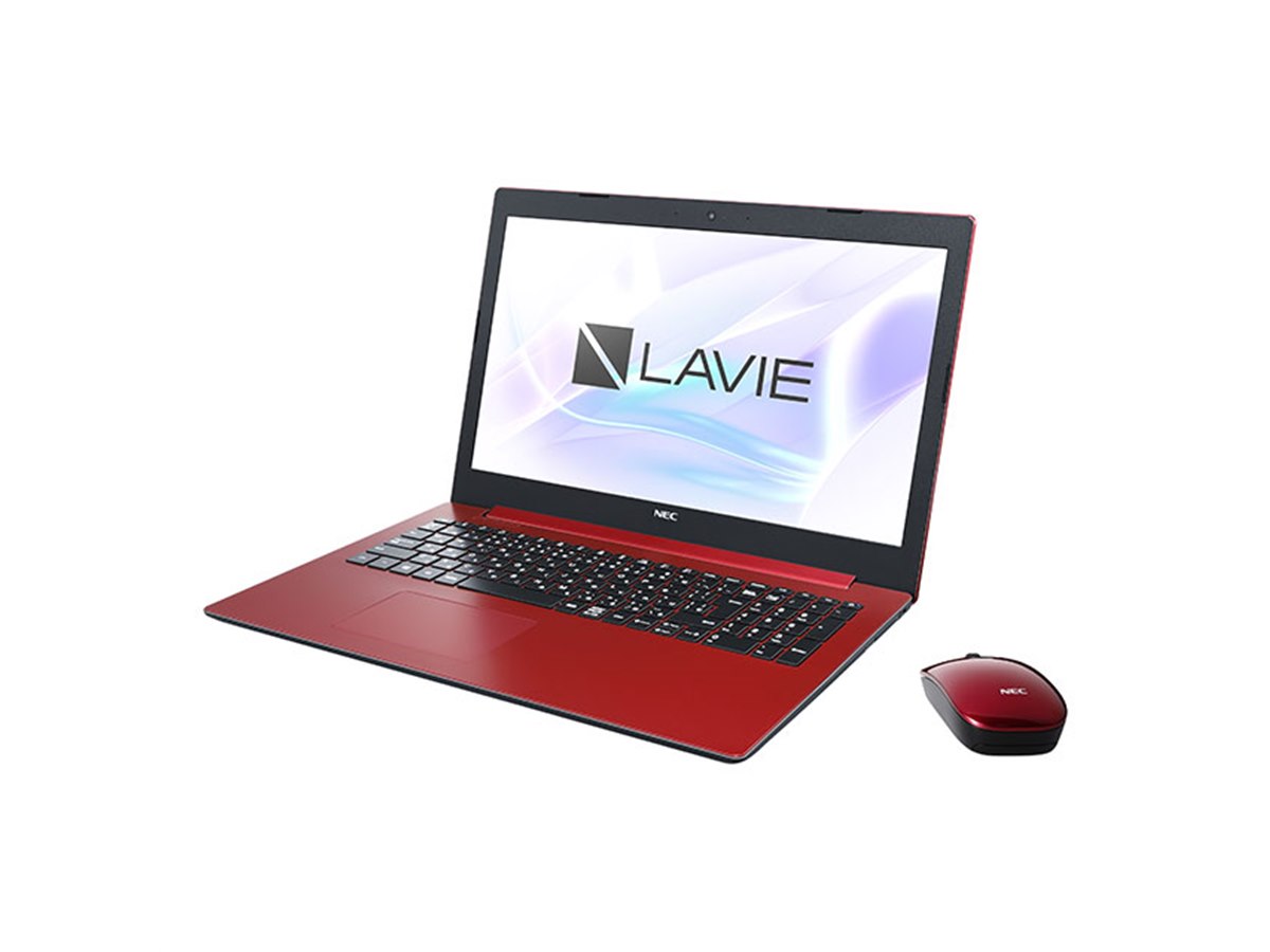 美品】レッド10インチノートパソコン(NEC)