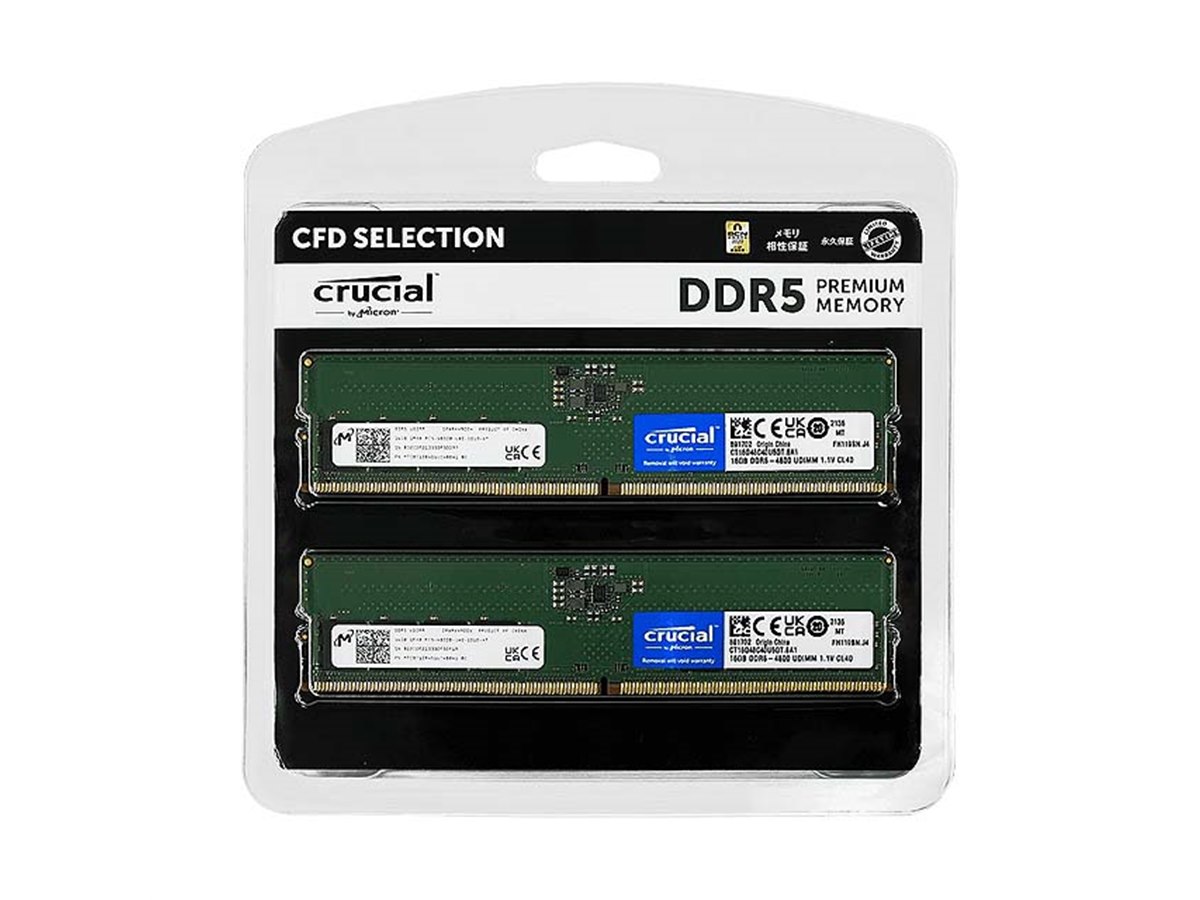 CFD、デスクトップ向けのDDR5-4800対応の2枚組メモリー - 価格.com