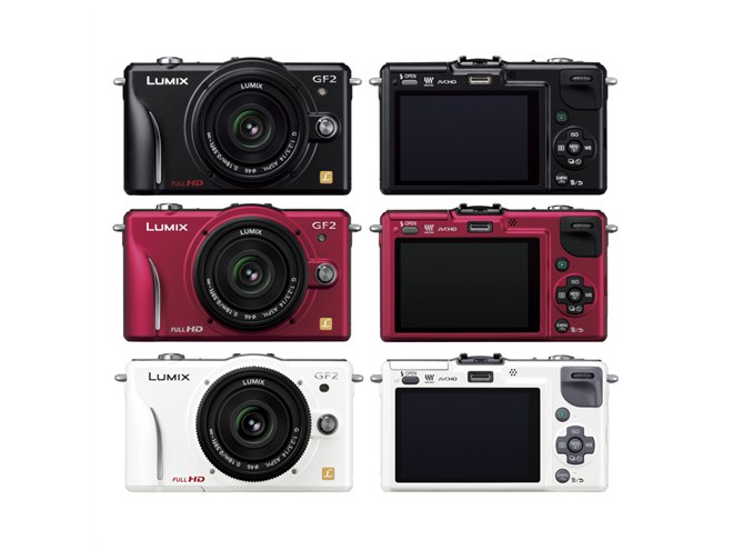 Panasonic LUMIX GF2 ダブルレンズキット レッド デジカメ Amazon