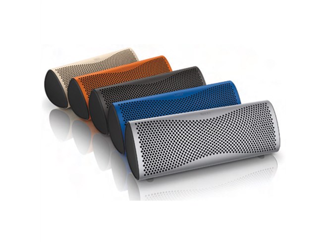 KEF、2台でステレオ再生も可能なaptX対応Bluetoothスピーカー「MUO