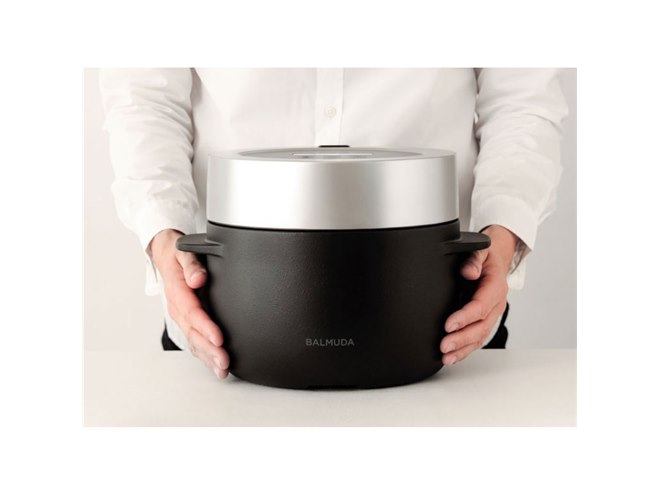バルミューダ、蒸気のチカラだけで炊き上げる炊飯器「BALMUDA The