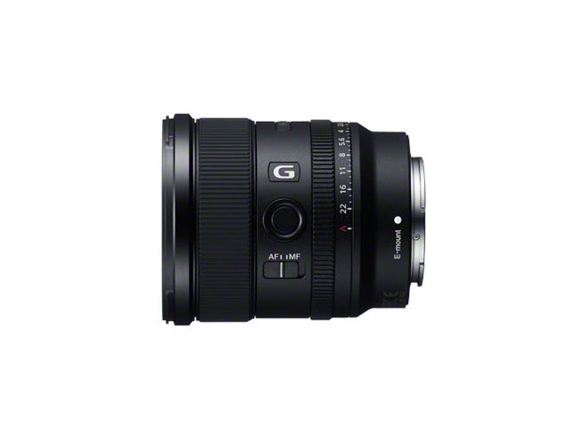 ソニー、フルサイズ対応の大口径超広角レンズ「FE 20mm F1.8 G