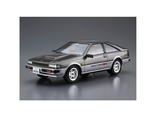 AOSHIMA、シルビア/ガゼールの車種選択式「S12 ターボRS・X」模型