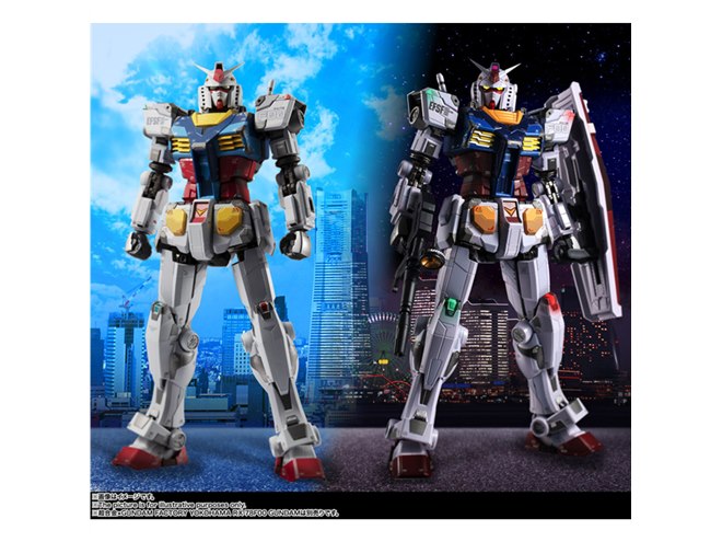 GUNDAM FACTORY YOKOHAMA「RX-78F00 ガンダム」夜間起動ver.が“超合金