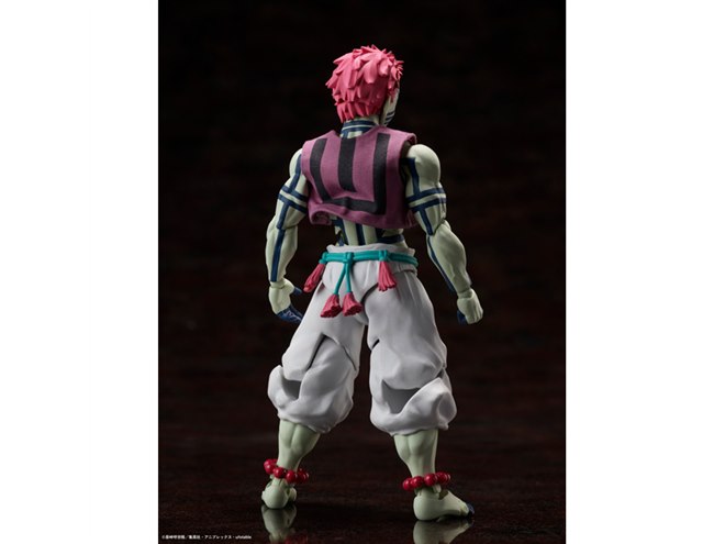 鬼滅の刃」猗窩座が1/12可動フィギュアに、「破壊殺 羅針」の台座付き