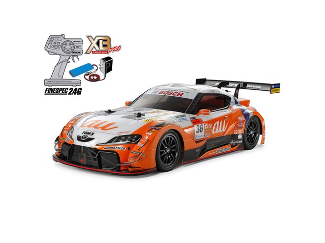 タミヤ、「1/10RC XB au TOM'S GR Supra（TT-02シャーシ）」を本日9/17