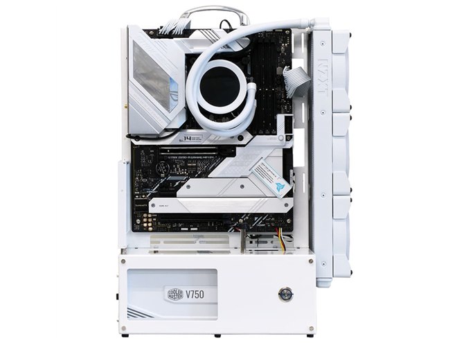 ProjectM、長尾製作所とコラボした「ATXオープンフレーム・ホワイト