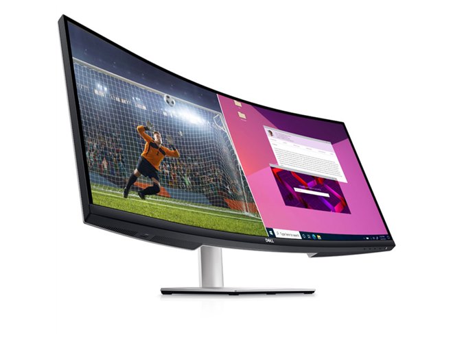 デル、USB Type-C接続対応の34型曲面ウルトラワイドWQHD液晶「S3423DWC