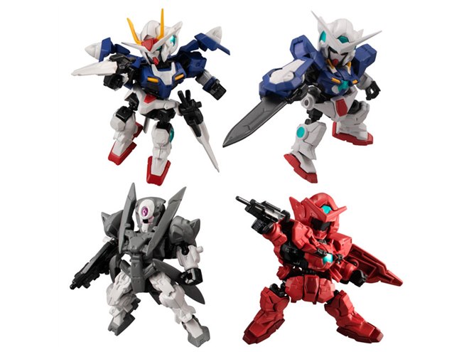 機動戦士ガンダム00」から4機を立体化、可動ユニット付き食玩シリーズ