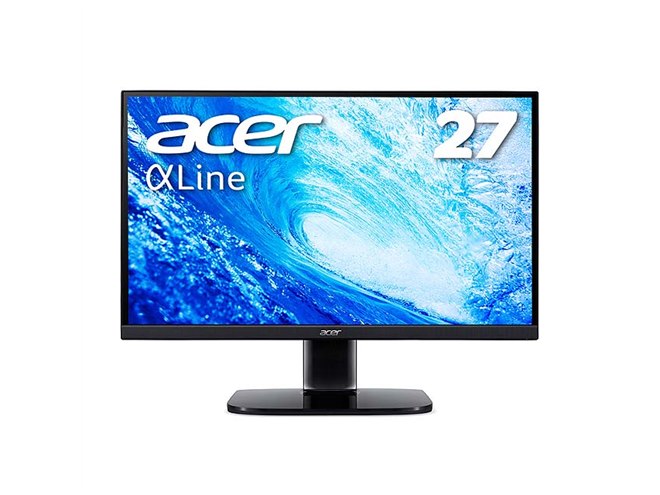 エイサー、リフレッシュレート100Hz対応の27型/23.8型液晶ディスプレイ
