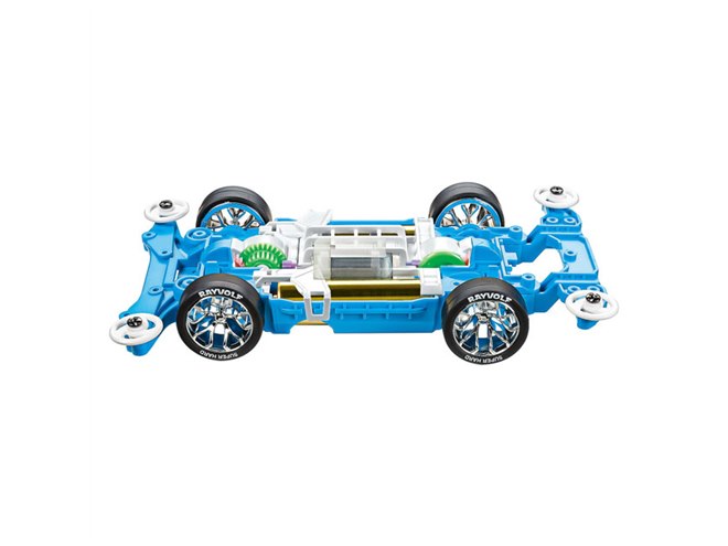 ダブルシャフトモーター搭載のミニ四駆「レイボルフ」特別バージョンが