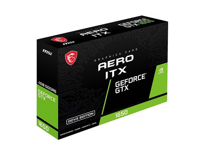 グラフィックボード・グラボ・ビデオカード MSI AERO GTX 1650 OC
