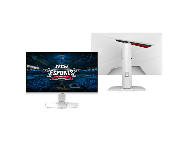 MSI、27型RAPID IPSパネル搭載のホワイトゲーミングモニター3機種